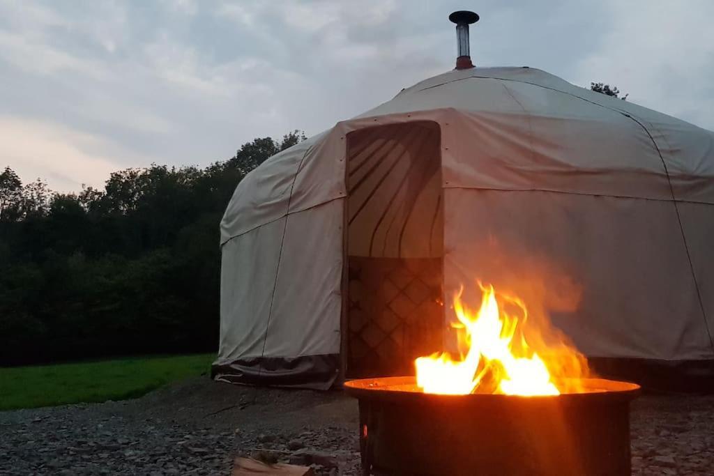 Bronfelen Yurt Hotel Cynghordy Kültér fotó